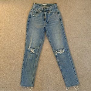 Pacsun High Rise Slim Fit Mom Jeans, size 23 (0)